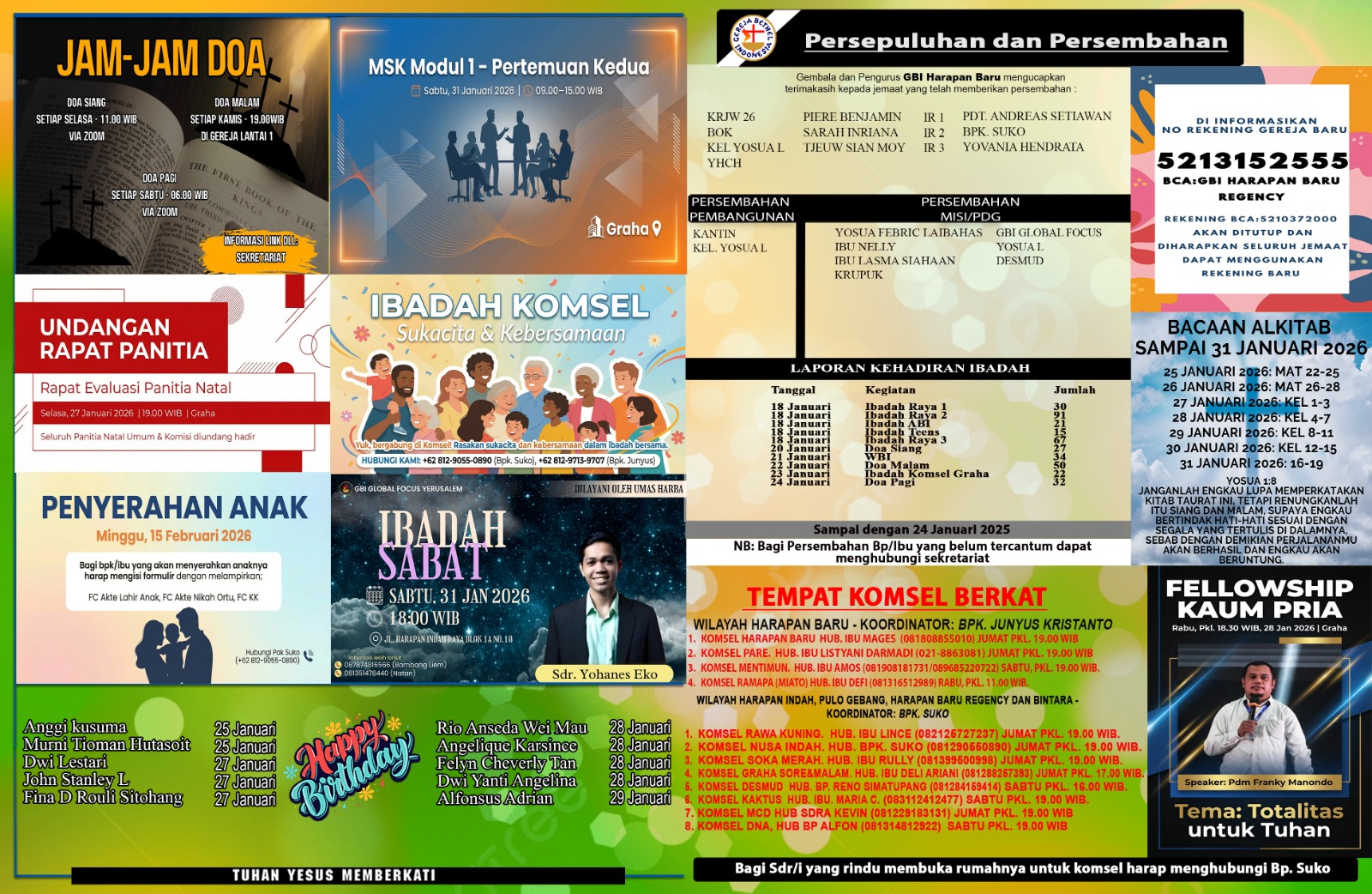 Warta Jemaat GBI Harapan Baru