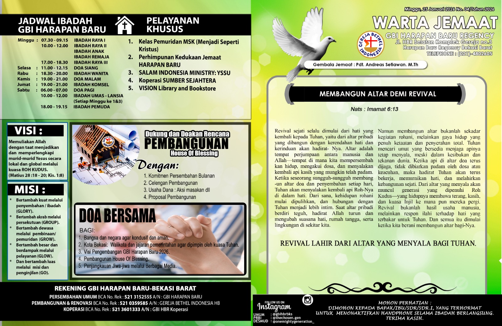 Warta Jemaat GBI Harapan Baru